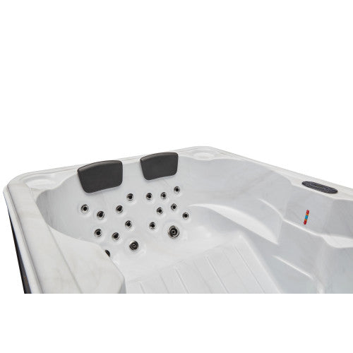 Luxury Spas - Studio Series Regal 4 Person Cloud Gray - Backyard Provider