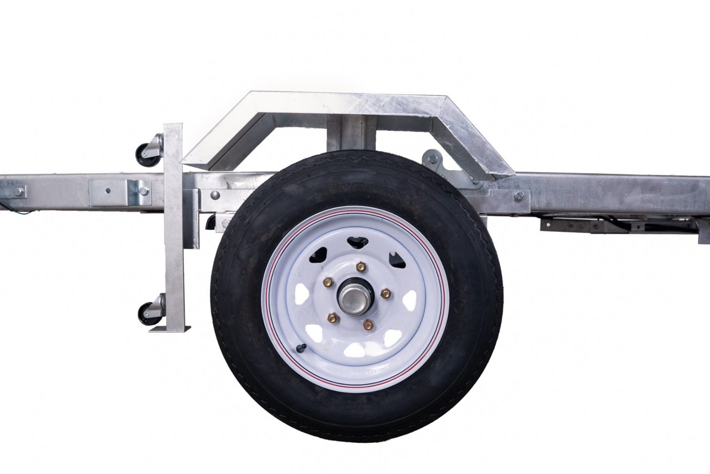 DK2 MFT4X8G Folding Utility Trailer Kit 4 ft. x 8 ft. 1450 lbs. Capacity Galvanized Steel Silver New - MFT4X8G