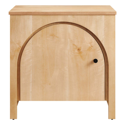 Modway furniture Appia Arched Door Nightstand - MOD-7109-OAK