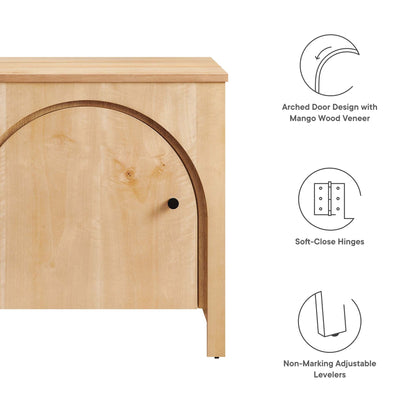 Modway furniture Appia Arched Door Nightstand - MOD-7109-OAK