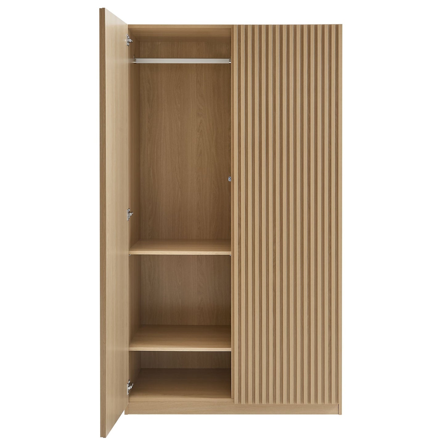 Modway Furniture Render 2-Door Wardrobe Closet - MOD-7182-WAL