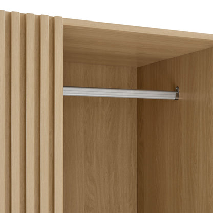 Modway Furniture Render 2-Door Wardrobe Closet - MOD-7182-WAL