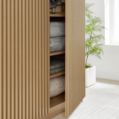 Modway Furniture Render 2-Door Wardrobe Closet - MOD-7182-WAL
