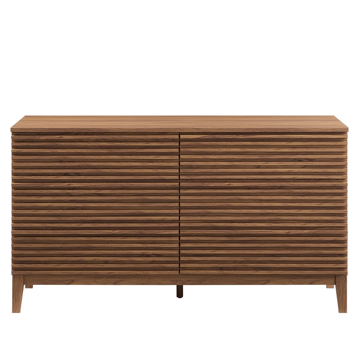 Modway Furniture Render 63” 6-Drawer Dresser - MOD-7200-WAL