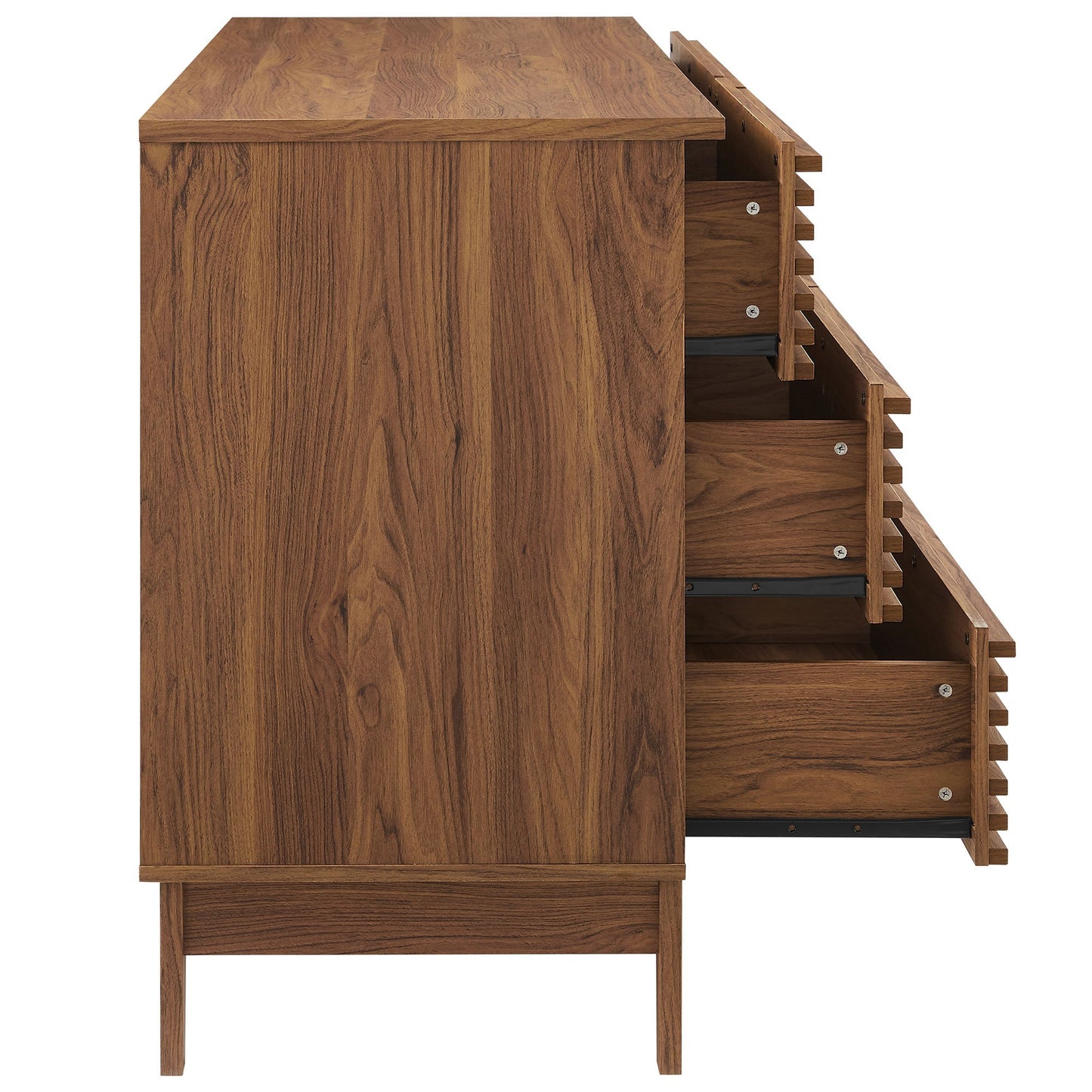 Modway Furniture Render 63” 6-Drawer Dresser - MOD-7200-WAL
