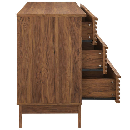 Modway Furniture Render 63” 6-Drawer Dresser - MOD-7200-WAL