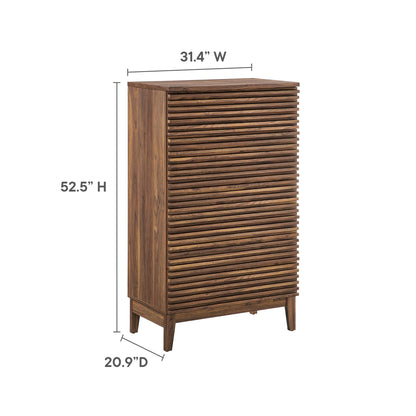 Modway Furniture Render 5-Drawer Chest - MOD-7203-WAL