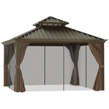 Outsunny 12x12 Hardtop Gazebo - 84C-204V03