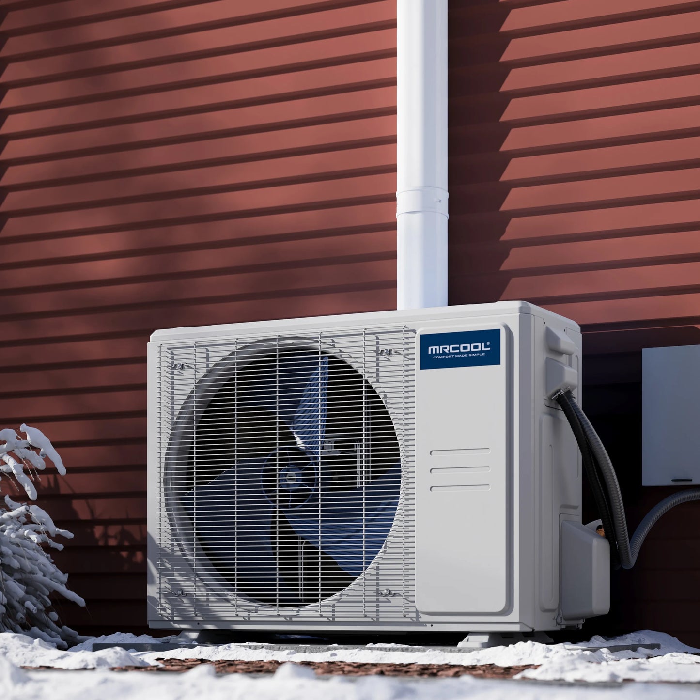 MRCOOL DIY 5th Gen E Star 24,000 BTU Single Zone Mini Split Complete System with 25 Ft. Line Set, 230V (DIY-24-HP-WM-230D25-O)