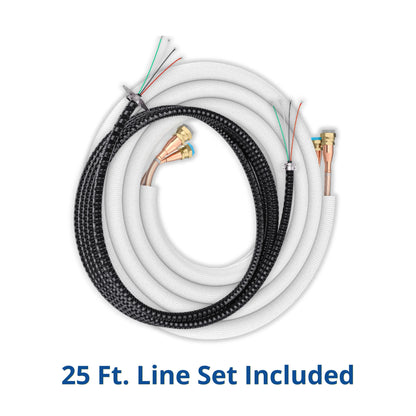 MRCOOL DIY 5th Gen E Star 36,000 BTU Single Zone Mini Split Complete System with 25 Ft. Line Set, 230V (DIY-36-HP-WM-230D25-O)