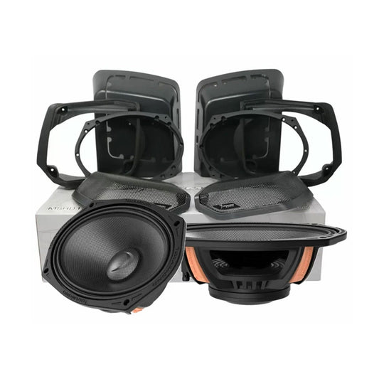 Diamond Audio 1998-2013 Harley Davidson Cut-In Lid Kit with MS69NEO (4Ω) - MS694NEOLK13