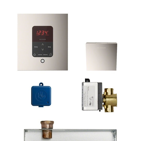 Mr Steam Butler Steam Generator Control Kit / Package - Square - Polished Nickel - Msbutler1sq-Pn