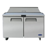 Atosa MSF8302GR 48.2" Sandwich Prep Table, 12 Pans 13.4 Cu.Ft - MSF8302GR