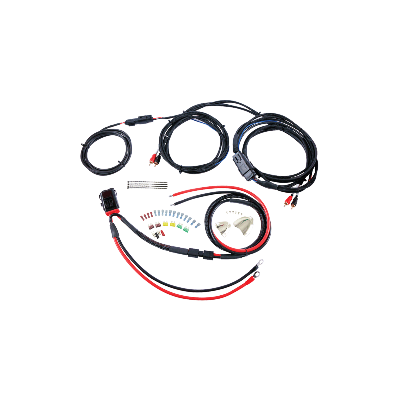 Diamond Audio 1998-2019 Harley Davidson 2-Ch Audio Wiring Kit (All Harley Baggers) - MSHR2
