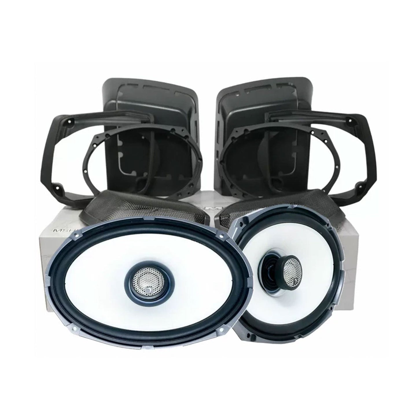 Diamond Audio 1998-2013 Harley Davidson Cut In Lid Kit with HXM69F4 (4Ω) Speakers - MSHXM694LK13