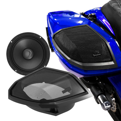 Diamond Audio 2024+ Harley Davidson Cut-In Lid Kit with MSMB82NEO (2Ω) - MSMB82NEOLK24
