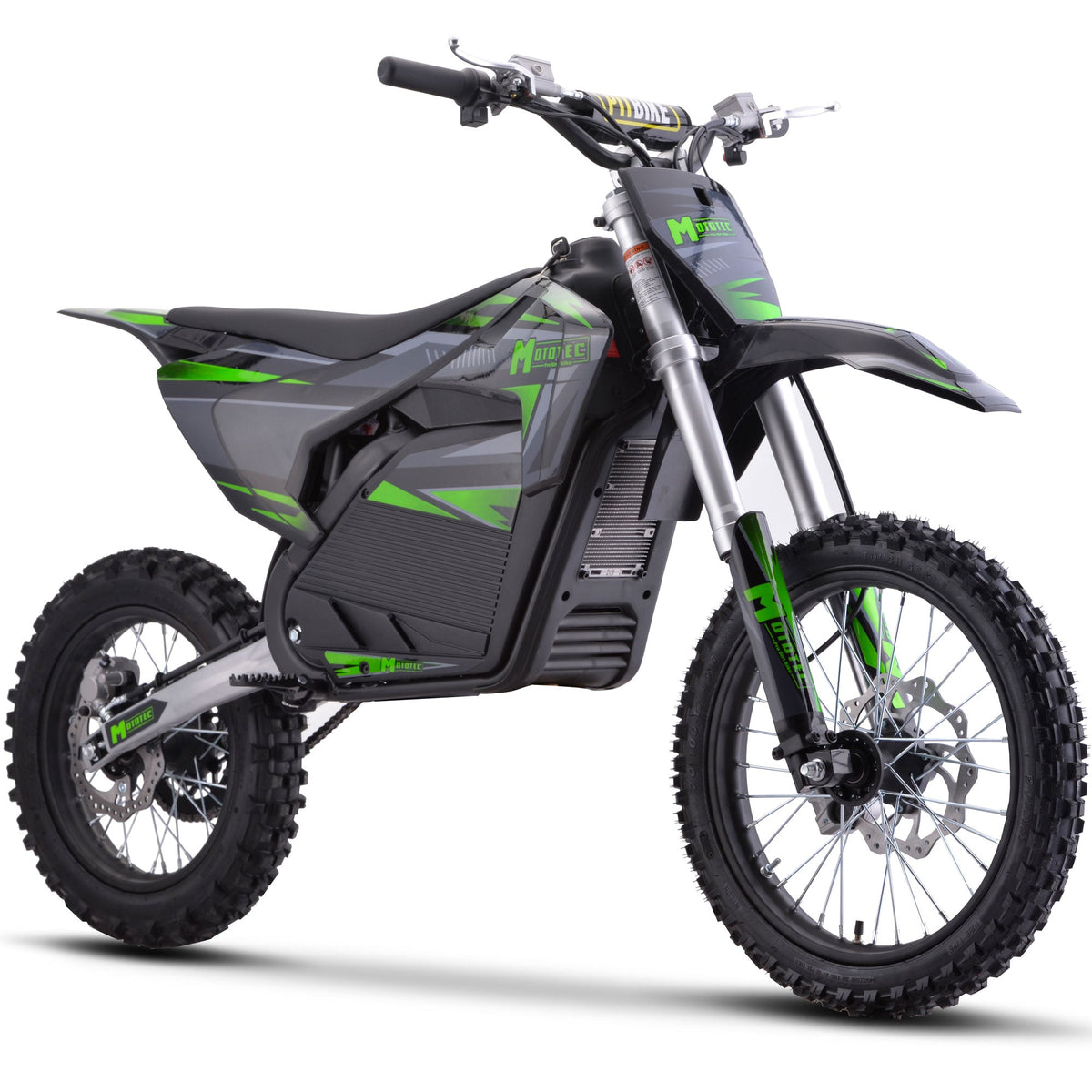 MotoTec 72v Pro Electric Dirt Bike 5000w Lithium Grey