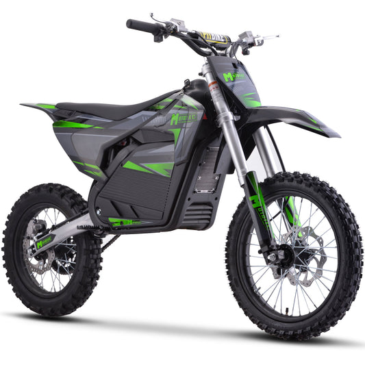 MotoTec 72v Pro Electric Dirt Bike 5000w Lithium Grey