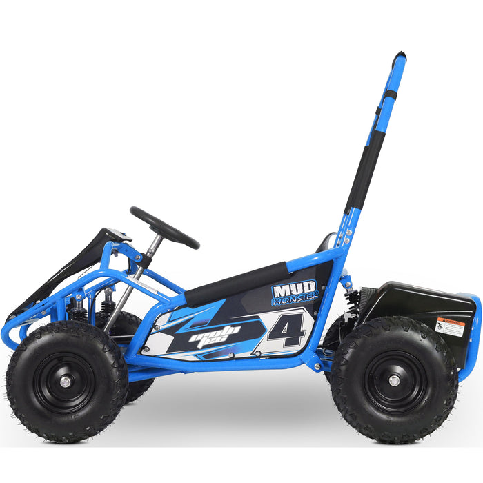 MotoTec Mud Monster 48V/12Ah 1000W Full Suspension Electric Go Kart MT-GK-Mud-1000w