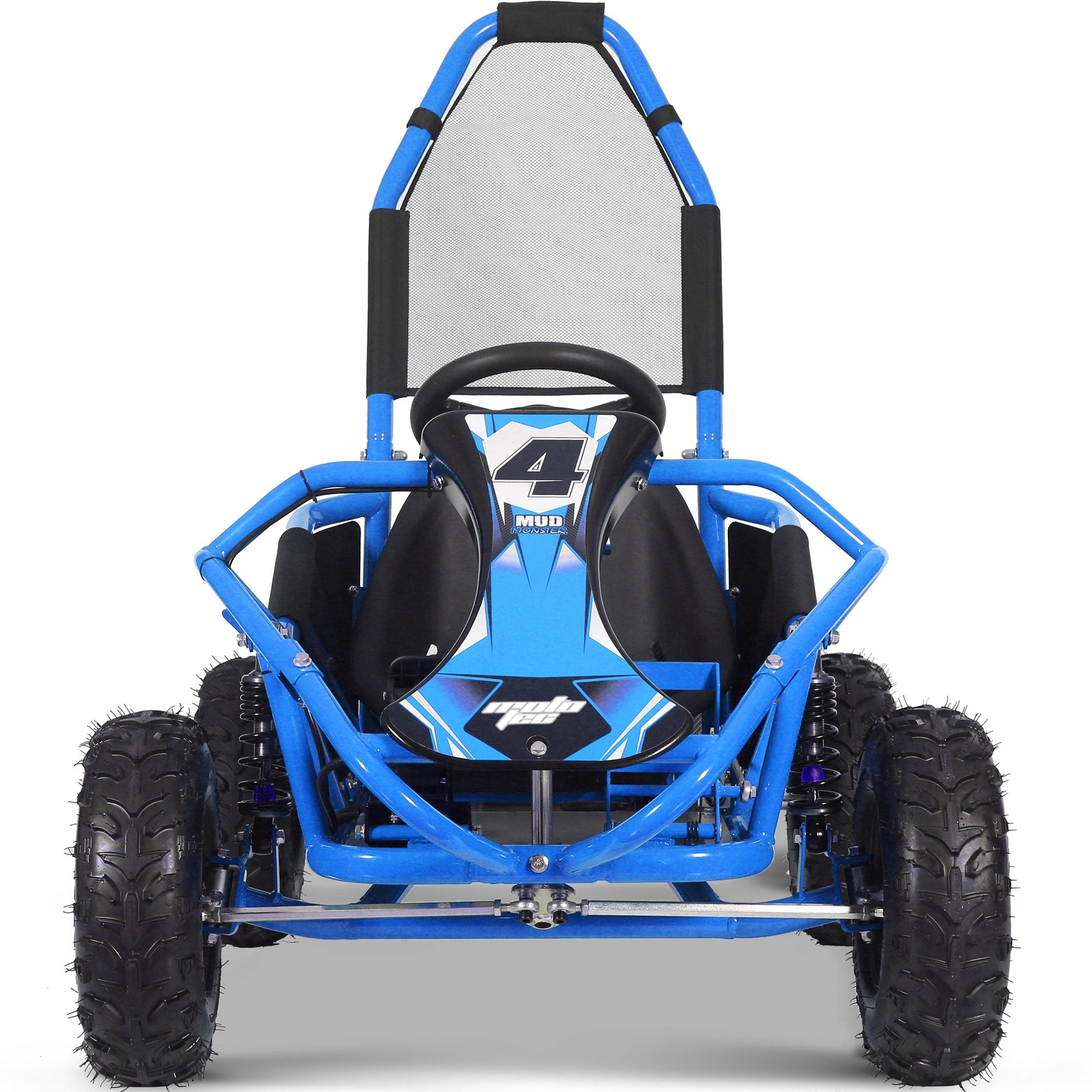 MotoTec Mud Monster 48V/12Ah 1000W Full Suspension Electric Go Kart MT-GK-Mud-1000w