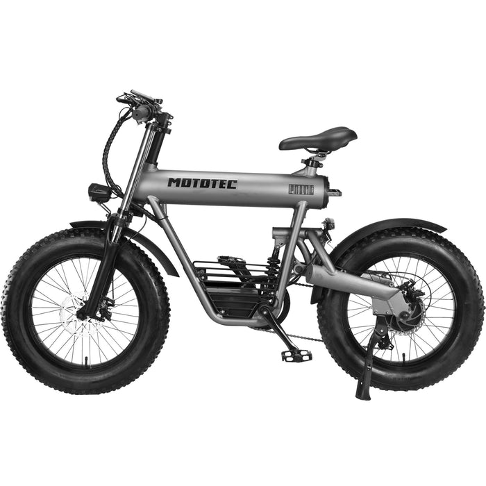 MotoTec Roadster 48V/15Ah 500W Fat Tire Electric Bike MT-Roadster-48v-500w