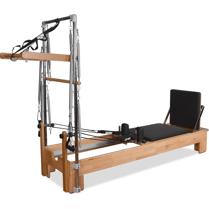 Private Pilates Premium Wood Reformer-Tower Bundle