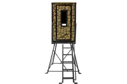 Muddy Gunner Steel Box Hunting Blind with 5 ft. Tower - MUD-BBBST1000-5C