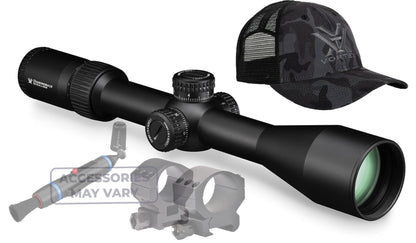 Vortex Optics Diamondback Tactical 6-24x50 FFP EBR-2C (MRAD) Reticle Riflescope with Wearable4U Bundle - DBK-10029_TRH-2Pk_121-53-BCA