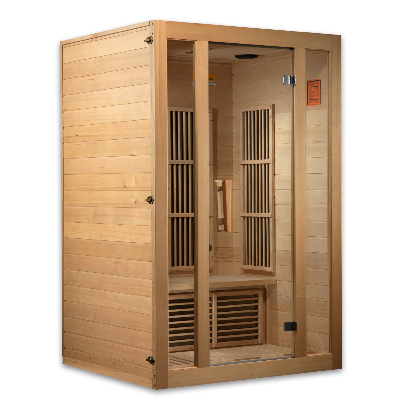 Golden Designs "Seattle" 2 Person Near Zero EMF FAR IR Sauna - MX-J206-01-ZF