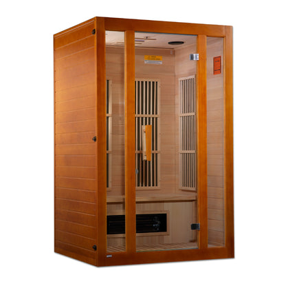 Golden Designs "Aspen" Dual Tech 2 person Low EMF FAR IR Sauna - MX-J206-02S
