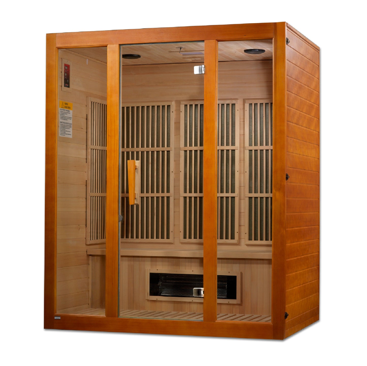 Golden Designs Dual Tech 3 person Low EMF FAR IR Sauna - MX-J306-02S