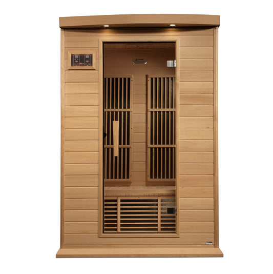 Golden Designs 2 Person Near Zero EMF FAR IR Sauna  - MX-K206-01-ZF HEM