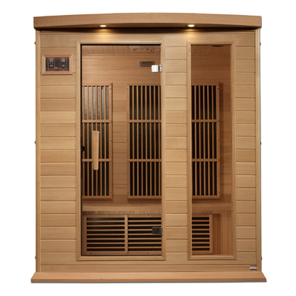 Golden Designs 3 Person Near Zero EMF FAR IR Sauna - MX-K306-01-ZF HEM