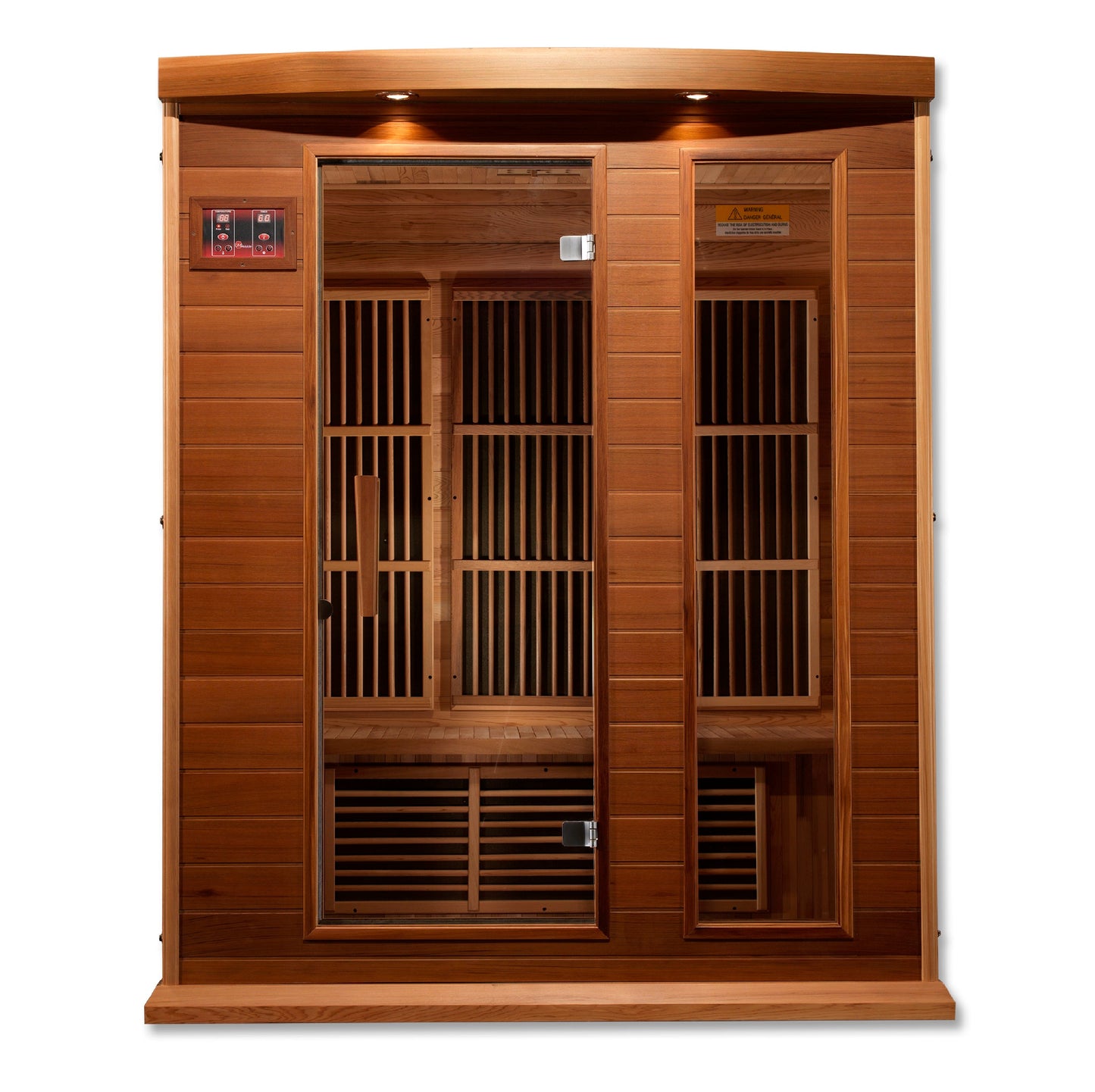 Golden Designs "Montilemar" 3 Person Near Zero EMF FAR IR Sauna  - MX-K306-01-ZF CED