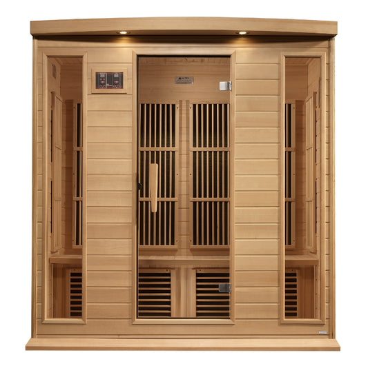 Golden Designs 4 Person Near Zero EMF FAR IR Sauna  - MX-K406-01-ZF HEM