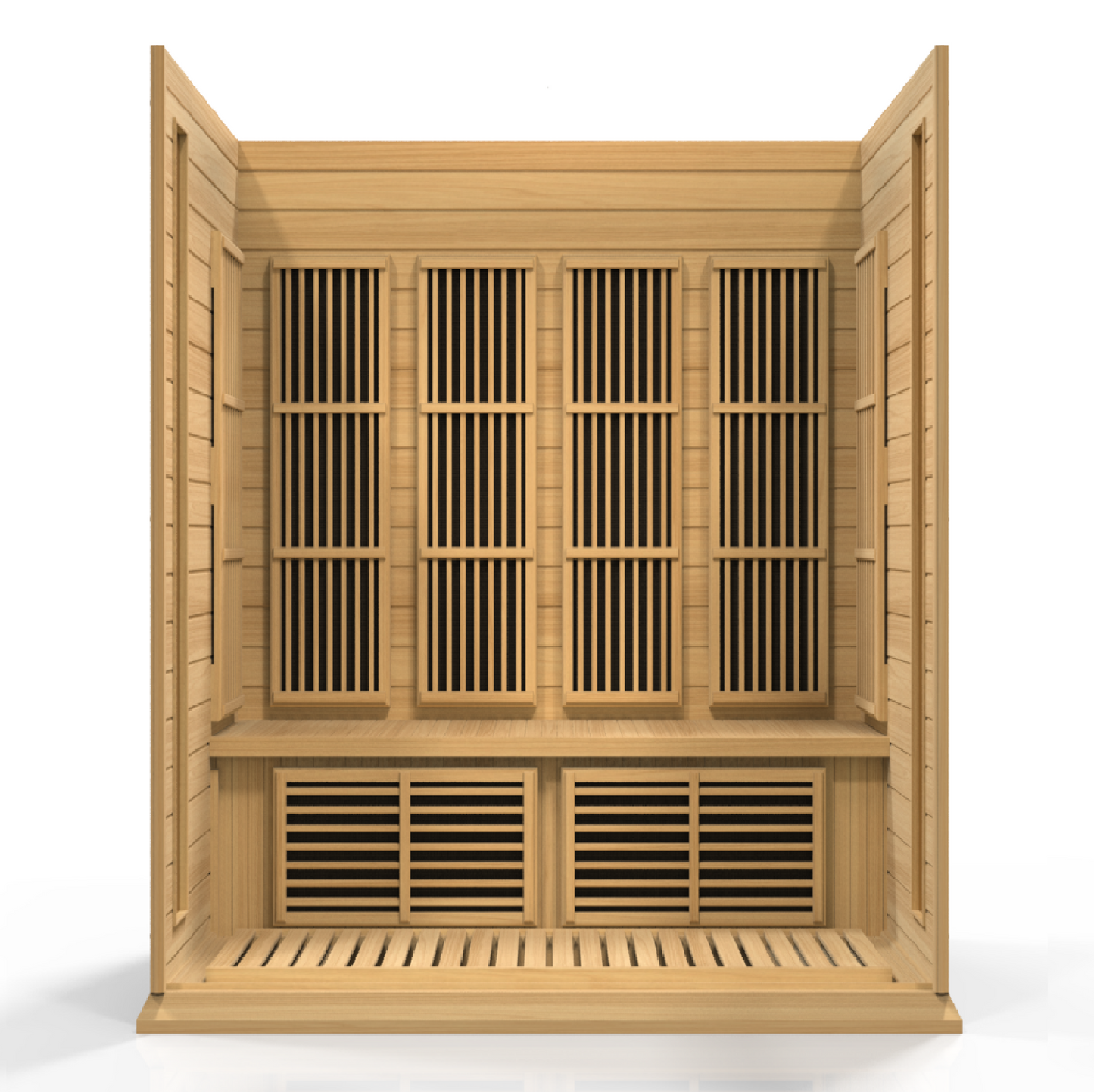 Golden Designs  4 Person Low EMF FAR IR Sauna  - MX-K406-01 Hemlock