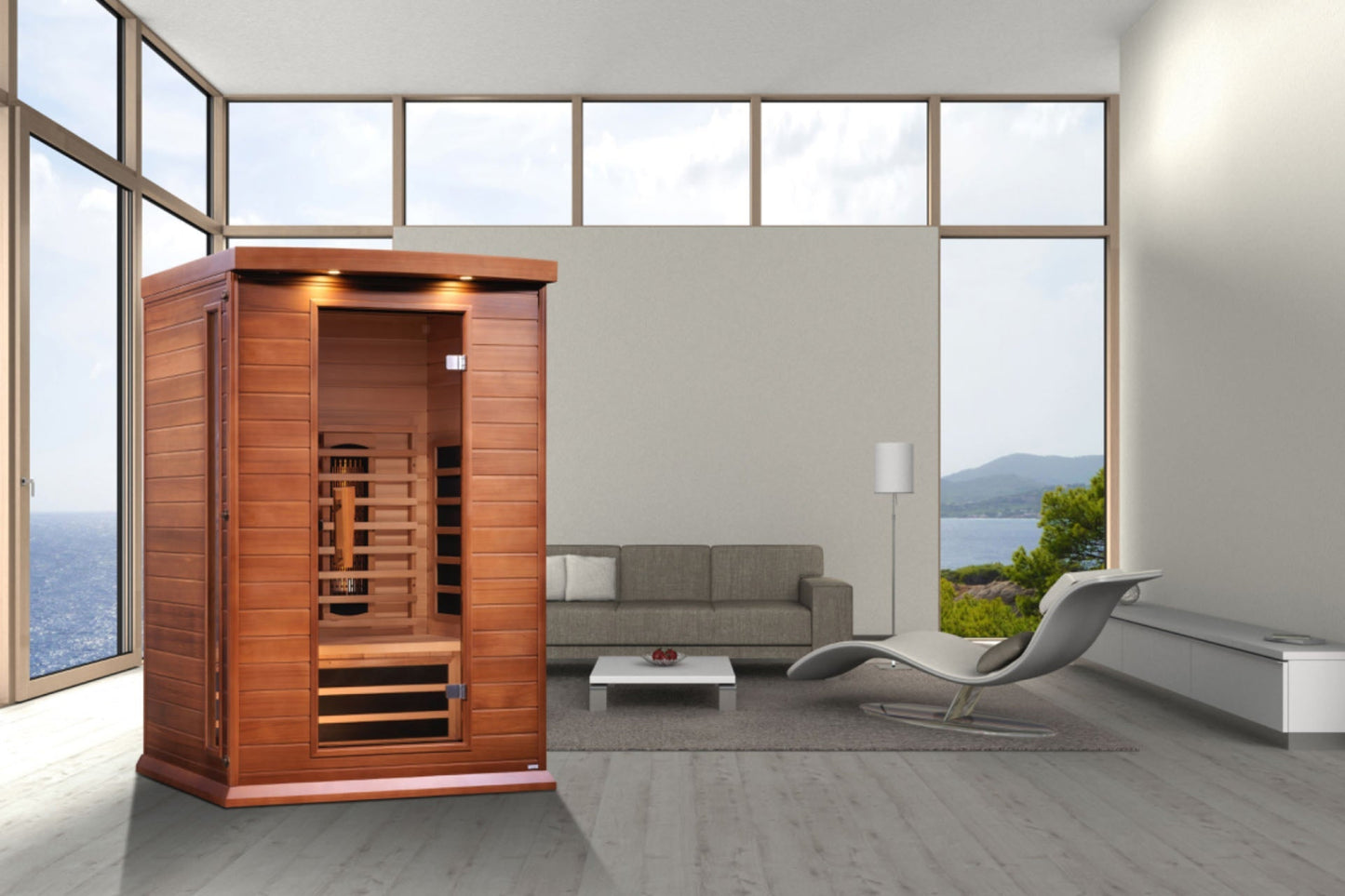 Golden Designs 2 Person Full Spectrum IR Sauna  - MX-M206-01 FS Red Cedar