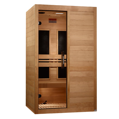 Golden Designs  2 Person Ultra Low EMF FAR IR Sauna  - MX-S206-01 ULEMF