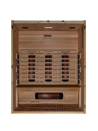 Golden Designs 3 Person Full Spectrum IR Sauna  - MX-S306-01-FS-PC