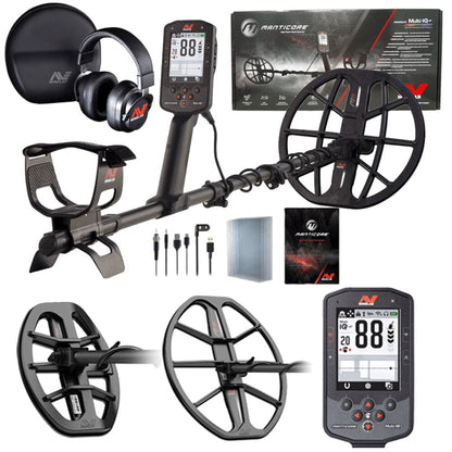 Minelab Manticore Metal Detector with M15 and M8 Coils - 3228-0200-M15-M8