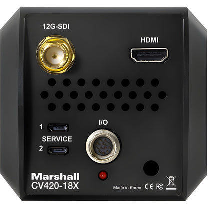 Marshall Electronics CV420-18X Compact 4K60 SDI/HDMI Camera with 18x Optical Zoom - CV42018X