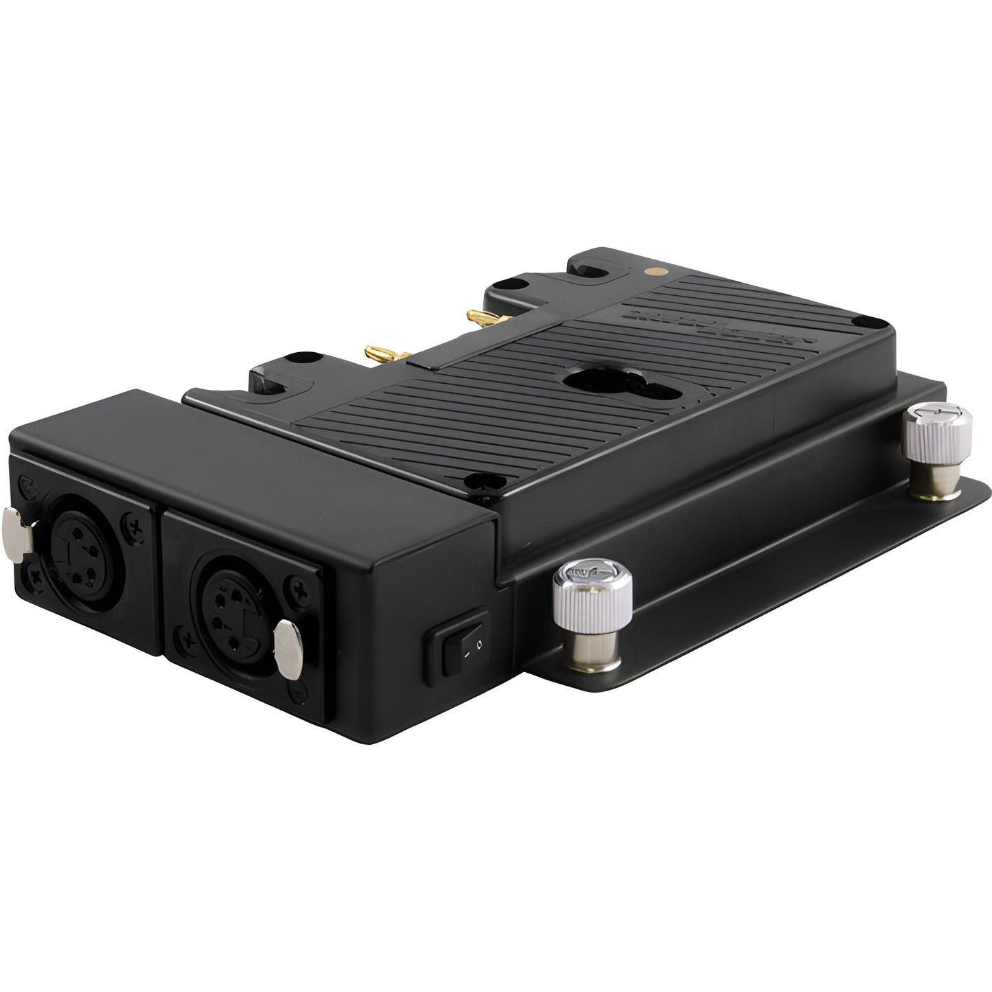 Marshall Electronics VBATAB VESA Mount with Dual XLR Outputs (Gold Mount) - VBATAB