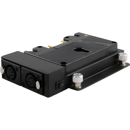 Marshall Electronics VBATAB VESA Mount with Dual XLR Outputs (Gold Mount) - VBATAB
