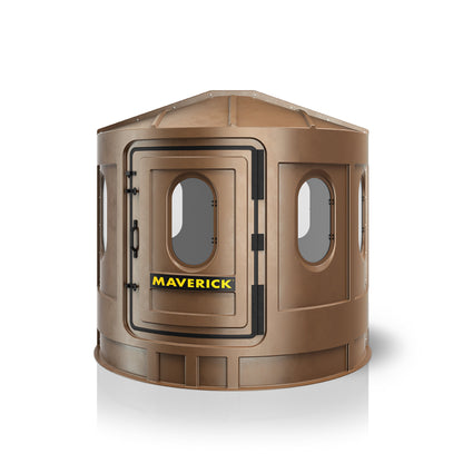 Maverick XL Hunting Blind in Brown with Clear Windows 00322 - FG00322