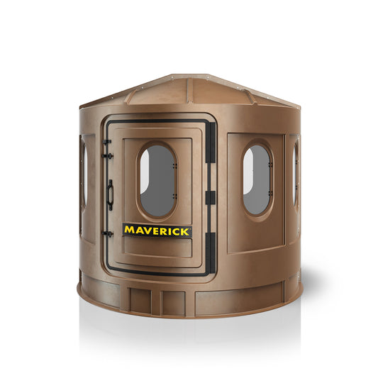 Maverick XL Hunting Blind in Brown with Clear Windows 00322 - FG00322