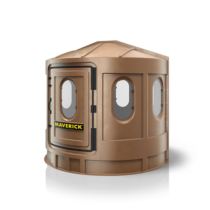 Maverick XL Hunting Blind in Brown with Clear Windows 00322 - FG00322