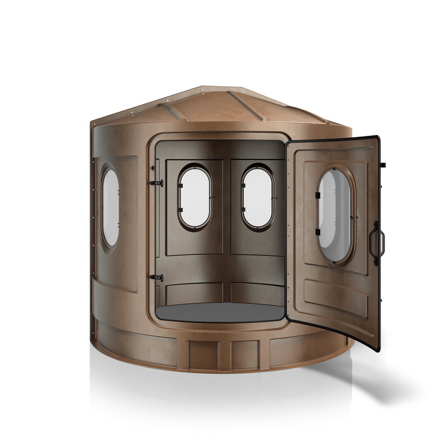 Maverick XL Hunting Blind in Brown with Clear Windows 00322 - FG00322