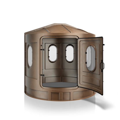 Maverick XL Hunting Blind in Brown with Clear Windows 00322 - FG00322