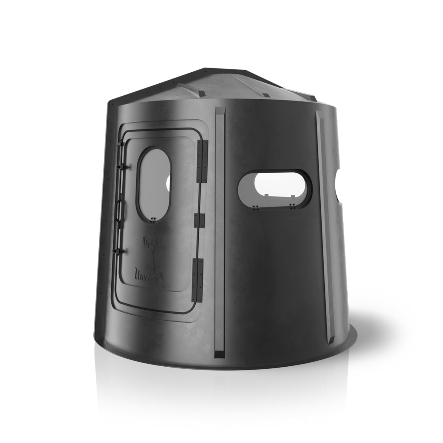 Maverick 5-Shooter GX Deer Blind in Black with Clear Windows - 00235