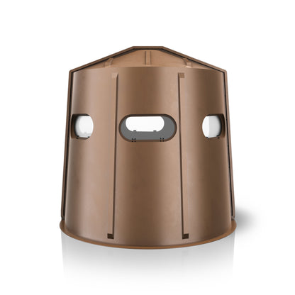 Maverick 5-Shooter GX Deer Blind in Brown with Clear Windows - 00240